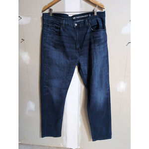 Levi's 502 Performance Blue Jeans Men's Sz 38X32 Dark Wash Career Casual Office